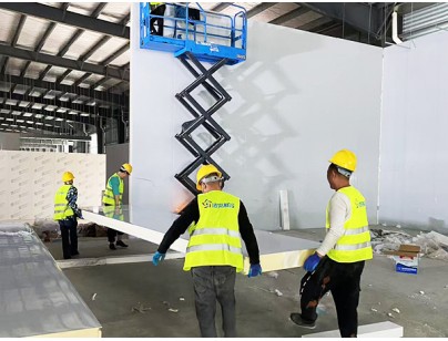 荊州老家味道5000立方米食品冷庫解凍庫及速凍庫建造一體化案例